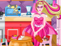 Jogo Super Barbie Kitchen Cleaning