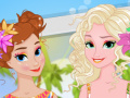 Jogo Anna And Elsa Tropical Vacation 