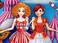 Jogo Elsa and Anna Going to Circus