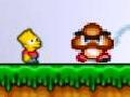 Jogo Bart and Homer in Mario World