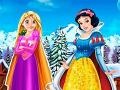 Jogo Rapunzel And Snow White Winter Dress Up