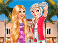 Jogo Frozen And Rapunzel Fashion Selfie