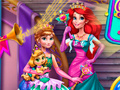 Jogo Anna And Ariel Princess Ball Dress Up