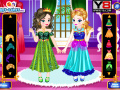 Jogo Baby Elsa With Anna Dress Up