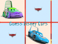 Jogo Guess Disney Cars