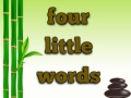 Jogo Four Little Words