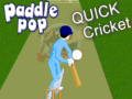 Jogo Paddle Pop Quick Cricket