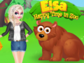 Jogo Elsa Happy Time In Zoo