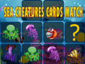 Jogo Sea creatures cards match