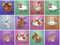 Jogo Farm animals matching puzzles