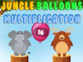 Jogo Jungle balloons multiplication