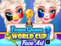 Jogo Frozen Queen World Cup Face Art