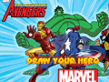 Jogo Marvel Draw Your Hero