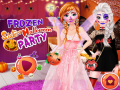 Jogo Frozen Sisters Halloween Party