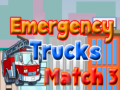 Jogo Emergency Trucks Match 3