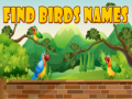 Jogo Find Birds Names