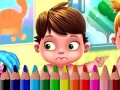 Jogo Back To School: Baby Coloring Book