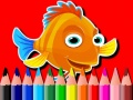 Jogo Back To School: Fish Coloring Book