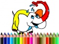 Jogo Back To School: Elephant coloring