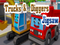 Jogo Trucks & Digger Jigsaw 