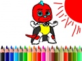 Jogo Back To School: Mask Boy Coloring