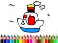 Jogo Back to School: Boat Coloring