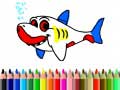 Jogo Back To School: Shark Coloring Book
