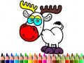 Jogo Back to School: Deer Coloring Book