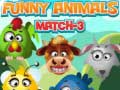 Jogo Funny Animals Match 3