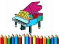 Jogo Back To School: Piano Coloring Book