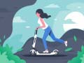Jogo Electric Scooter Rides Jigsaw