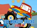 Jogo Fun Monster Trucks Jigsaw