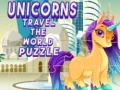 Jogo Unicorns Travel The World Puzzle