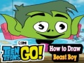 Jogo How to Draw Beast Boy