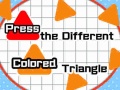 Jogo Press The Different Colored Triangle