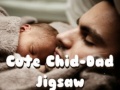 Jogo Cute Child-Dad Jigsaw