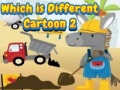 Jogo Which Is Different Cartoon 2