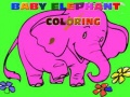 Jogo Baby Elephant Coloring