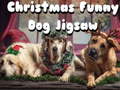 Jogo Christmas Funny Dog Jigsaw