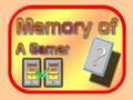 Jogo Memory of a Gamer