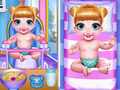 Jogo Twins Lovely Bathing Time