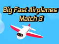 Jogo Big Fast Airplanes Match 3