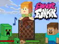 Jogo Friday Night Funkin Minecraft Steve vs Creeper