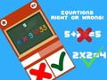 Jogo Equations Right or Wrong