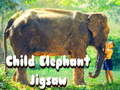 Jogo Child Elephant Jigsaw