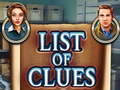 Jogo List of clues