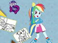 Jogo Equestria Girls Coloring Book