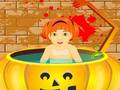 Jogo Little Baby Halloween Bathing