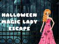 Jogo Halloween Magic Lady Escape