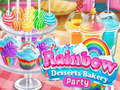 Jogo Rainbow Desserts Bakery Party